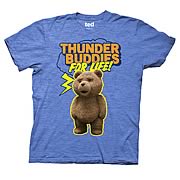 Ted Thunder Buddies For Life! Blue T-Shirt